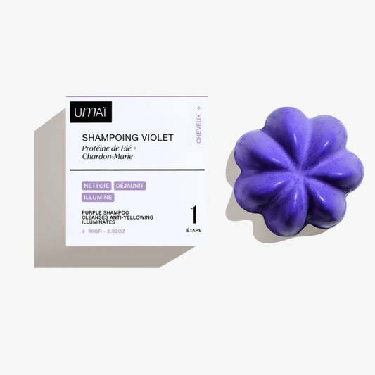 Champú Violeta Sólido Neutralizante – Cabellos Rubios, Grises y Blancos