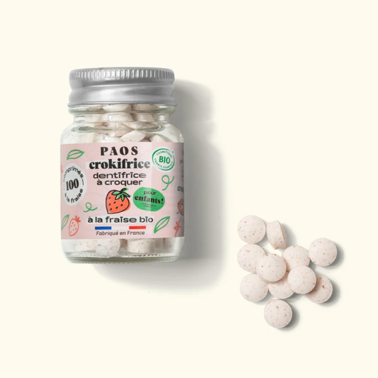 Dentífrico masticable fresa