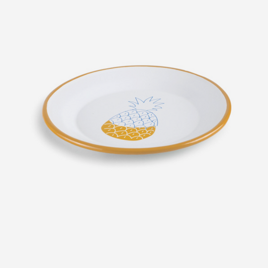 Plato para Postre Esmaltado Vintage