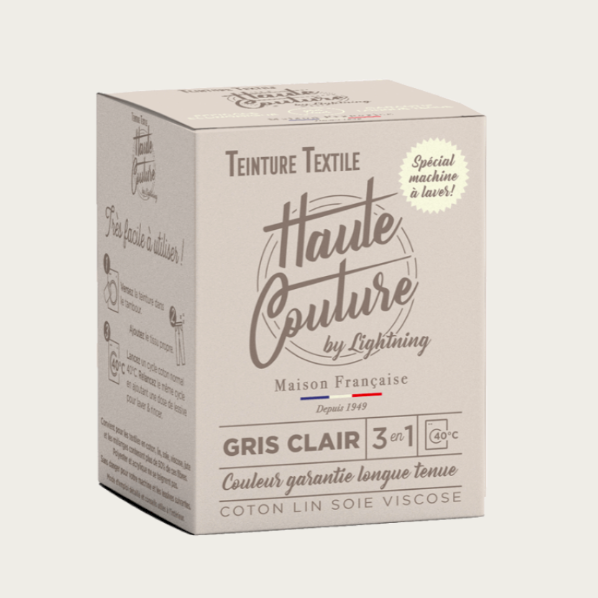 Tinte para ropa - Gris claro