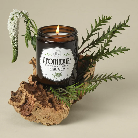 Vela con aceites esenciales - Concentración