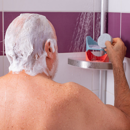 Champú sólido para cabellos blancos