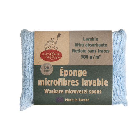 Esponja de limpieza de microfibra lavable