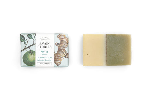 Jabón Desintoxicante Bio & Natural Detox Espinaca N°10