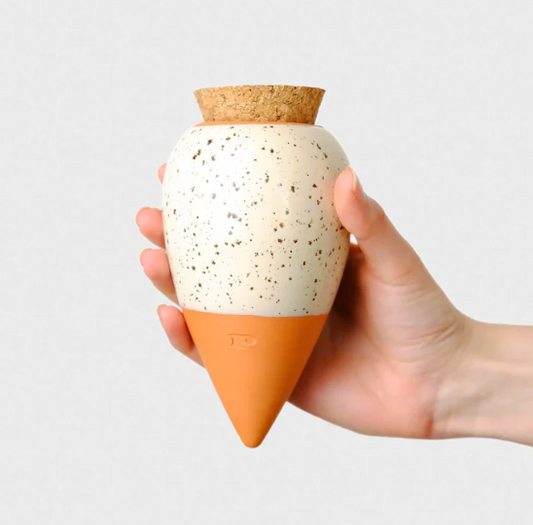 Regadero de plantas - Blanco granulado