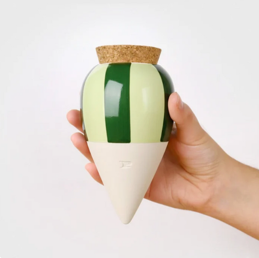 Regadero de plantas - Rayas verdes