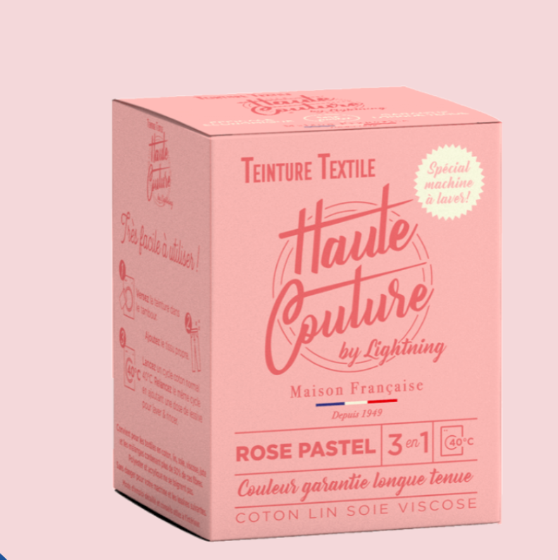 Tinte para ropa - Rosa pastel
