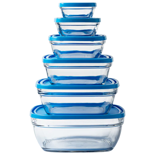 Recipiente hermetico vidrio 17cm
