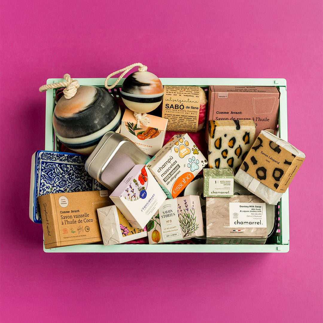 Jabones, champús y geles de ducha