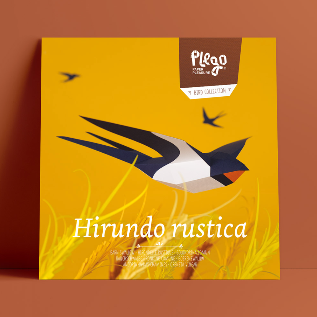 Figuras de papel precortadas - Golondrina