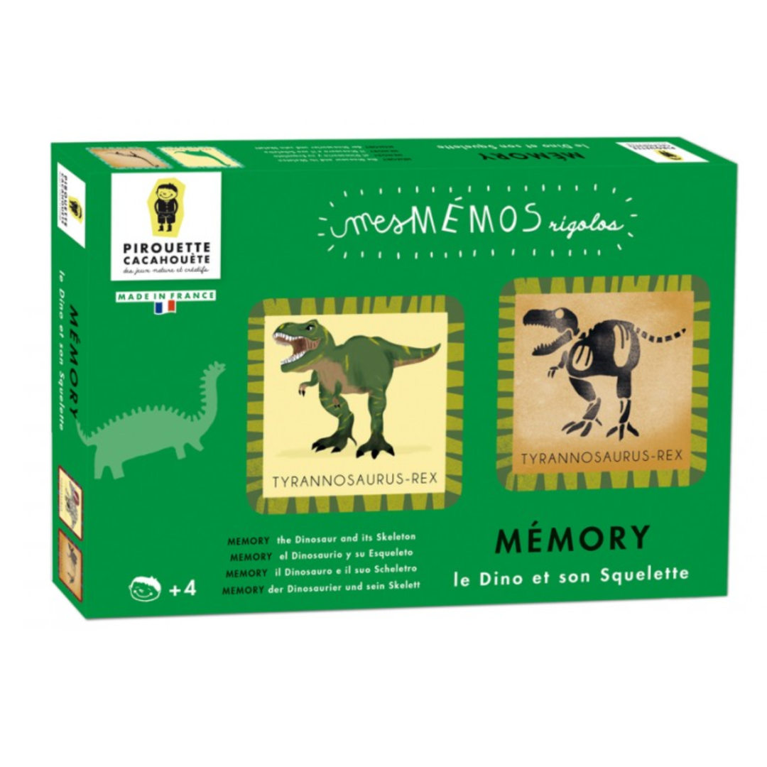 Memory - El dinosaurio y su esqueleto