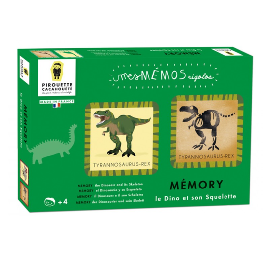 Memory - El dinosaurio y su esqueleto