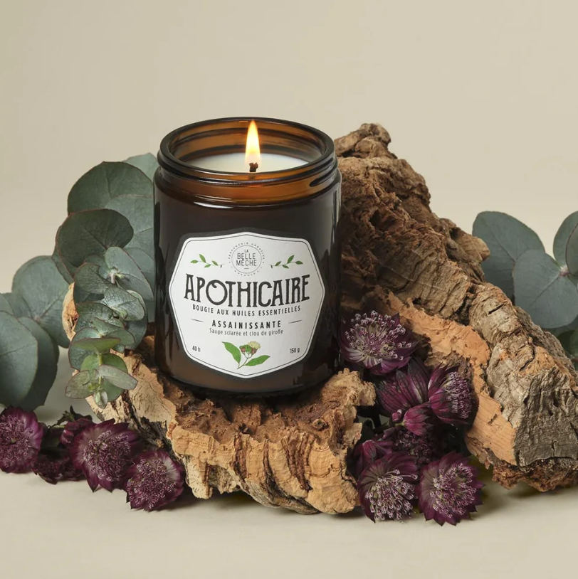 Vela con aceites esenciales - Purificante