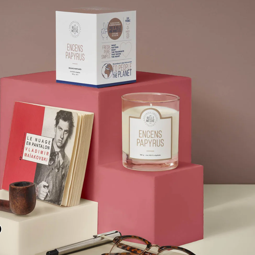 Vela perfumada - Incienso Papyrus