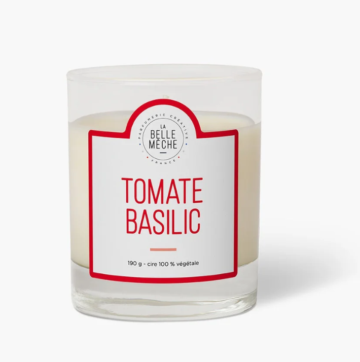 Vela perfumada - Tomate y albahaca