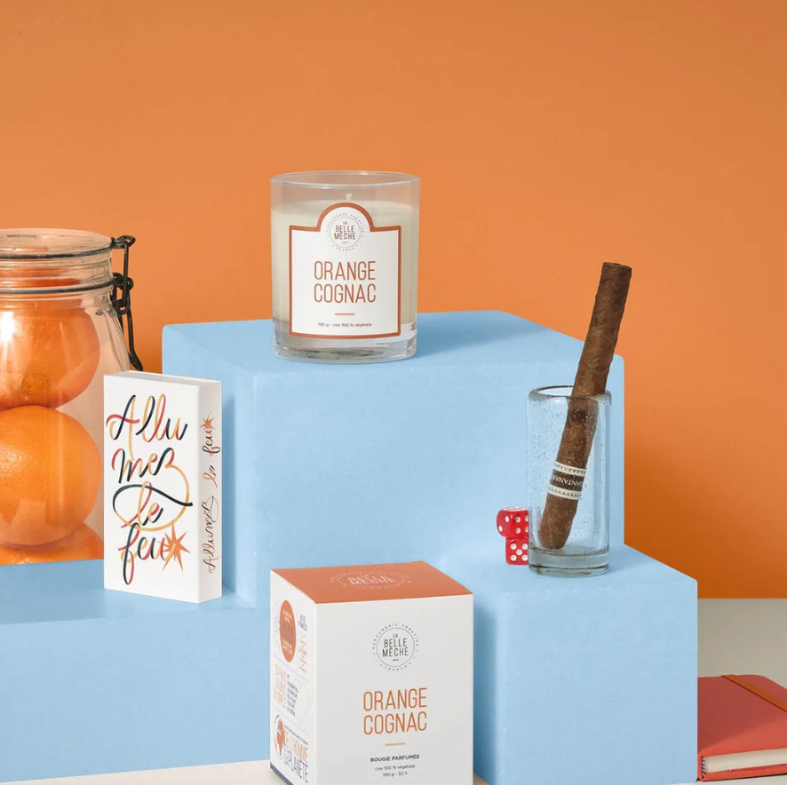 Vela perfumada - Orange Cognac