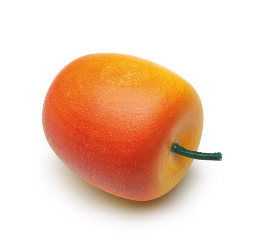 Manzana amarilla de madera