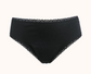 Braga menstrual flujo ligero negra