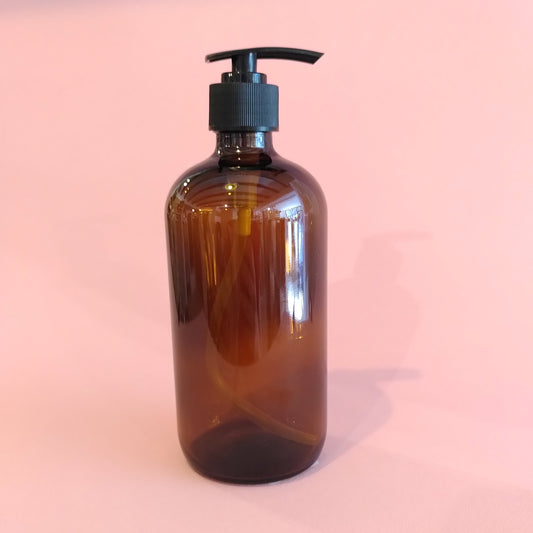 Botella de vidrio ámbar 500ml