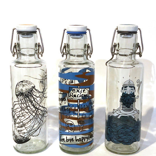 Botella de vidrio