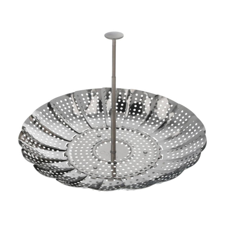 Vaporera plegable de acero inoxidable